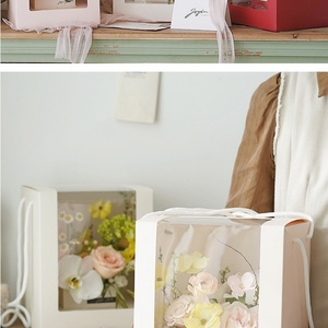 Cake <b>Box</b> Wholesale Sunshine Paperboard Packaging Colorful Birthday Transparent Cake <b>Box</b> - Product Image 4