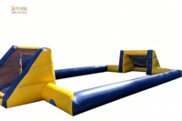 Jeu de football de table humain gonflable en PVC durable pour la location de fêtes foraines et de parcs d'attractions