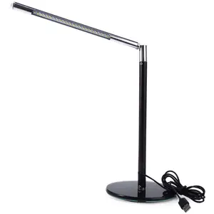 Modern fashion USB charging electric outlet flexible led table lamp 3-step daylight study lamps