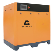 Compresor de Aire de Tornillo Industrial Portátil de Media Presión Serie HB de 50 HP con Lubricación Sin Aceite, Motor de 380 V y Refrigeración por Aire