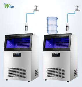 Di fatto, macchina per ghiaccio a blocchi da 40kg/50kg/80kg/100kg, che produce cubetti di ghiaccio solidi, ad alta trasparenza e a fusione lenta - Product Image 1