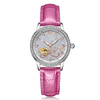 Montre en diamant pour femme, automatique, logo personnalisé, vente en gros, usine, mode, luxe, style minimaliste, montre-bracelet à quartz pour cadeau