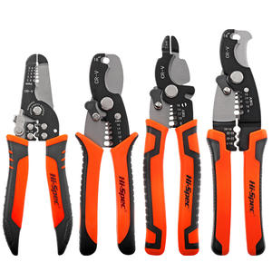 Outil de dénudage de fils Hi-Spec Tools en acier Cr-V 0,8-6 mm, entrée frontale, qualité industrielle, pour électricien - Product Image 2