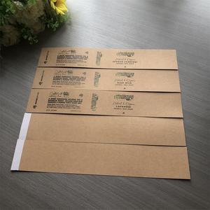 Etichetta per Sapone in Carta Kraft Marrone Personalizzata con Stampa a Colori e Design a Fascia - Product Image 4