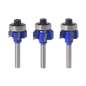 6 Mét <span class=keywords><strong>1</strong></span>/<span class=keywords><strong>4</strong></span> Inch Shank Carbide <span class=keywords><strong>4</strong></span> Blades Gỗ Góc Vòng Router Bits R1 R2 R3 Phay <span class=keywords><strong>Cutter</strong></span> Cho Chế Biến Gỗ Máy Công Cụ - Product Image 1