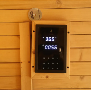 Sauna de Vapor Eléctrica de Madera de Cedro Rojo Ecológica, de Calentamiento Rápido, para 1-2 Personas, Alivio del Dolor y Purificación Corporal - Product Image 2