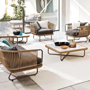 Furniture living room sofa set designs furniture modern patio wicker sofa set outdoor furniture patio 10
