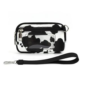 Custom Women's Waterproof Nylon Wristlet <b>Wallet</b> - <b>Zip</b> Card Case with ID Window & Keychain for Promotional Gift - Product Image 2