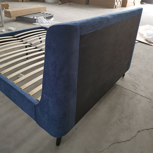 Lit de luxe léger, lit moderne minimaliste, lit king size, meubles de chambre à coucher, lits capitonnés - Product Image 6