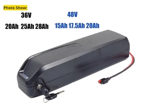 V8 Fatbike Paquete de batería adicional <span class=keywords><strong>48V</strong></span> 15Ah 20Ah <span class=keywords><strong>Li-ion</strong></span> Akku para 500W 750W 1000W Mukkpet Suburban 750W E-bike - Product Image 2