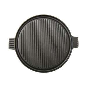 Poêle à frire ronde en fonte Offre Spéciale poêle à <span class=keywords><strong>pizza</strong></span> poêle avec poignées poêle à griller avec revêtement d'huile végétale poêle à frire - Product Image 2