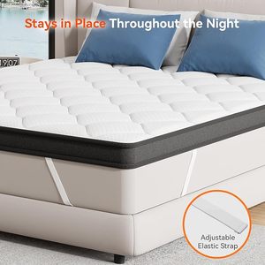 Sur-<span class=keywords><strong>matelas</strong></span> orthopédique personnalisé en mousse OEM/ODM <span class=keywords><strong>Matelas</strong></span> enroulable King Size bon marché de bonne qualité <span class=keywords><strong>Matelas</strong></span> en mousse à mémoire de forme en gel - Product Image 3