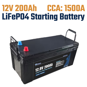 Baterai Starter 12V 200Ah: Pengosongan Maksimal 1500A, BMS Terintegrasi, Rentang Suhu Luas (-20 ℃   sampai 60 ℃ ) untuk Cadangan Darurat - Product Image 1