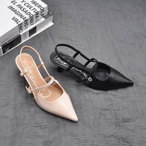 Décolleté <span class=keywords><strong>con</strong></span> tacco a spillo in raso rosso per donna <span class=keywords><strong>tacchi</strong></span> a punta <span class=keywords><strong>con</strong></span> tracolla a croce scarpe eleganti per feste nuziali estive - Product Image 3