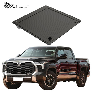 ฝาปิดกระบะท้ายรถแบบม้วนเก็บได้ Zolionwil สีดำ แบบล็อคสองชั้น สำหรับรถกระบะโตโยต้า ทันดรา ปี 2007 2014 2018 2021 รุ่น Crewmax 5.5 5.7 - Product Image 1