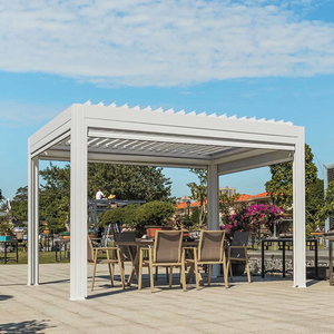 Fabricación de perfil de aluminio para carpa de pabellón de pérgola a prueba de viento e impermeable Gazebo portátil Gazebo - Product Image 4