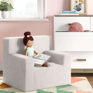 Canapé crème pour enfants Canapé multicolore pour enfants <span class=keywords><strong>Fauteuil</strong></span> en mousse Sherpa souple pour garçons et filles - Product Image 6