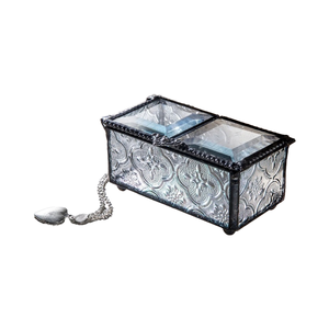 Caja de Joyería de Metal Ecológica de Último Diseño con Interior de Terciopelo, Almacenamiento y Exhibición Personalizables para Decoración del Hogar - Product Image 1