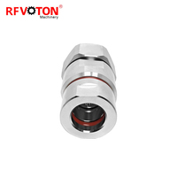 Placa RF con conector coaxial de níquel Abrazadera de enchufe macho tipo LC para cable coaxial alimentador 7/8