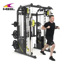 Promosi Akhir Tahun Perangkat Pelatihan Komprehensif Fitness Home Exercise Multifungsi Gym Equipment Smith Machine