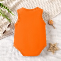 Set Prnatal 5 Bodysuit Bayi Tanpa Lengan dengan Pola Harimau/Dinosaurus/Singa, Katun Lembut dan Kancing Tekan yang Praktis