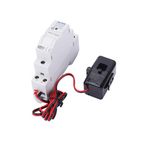Medidor monofásico con CT, monitor remoto WiFi inteligente, medidor de energía inteligente, interruptor WiFi inteligente con medidor de potencia