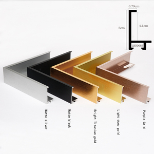 Vente en gros taille personnalisée a0 A1 A2 A3 A4 A5 5x7 4x6 24x36 or argent noir métal <span class=keywords><strong>aluminium</strong></span> toile cadres photo - Product Image 3