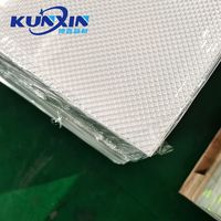 Lumière Led en plastique motif diamant contrôle de l'éblouissement UGR 19 ou 16 prismatique diffuseur acrylique