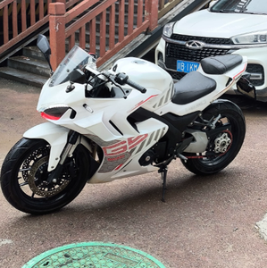 <span class=keywords><strong>Moto</strong></span> tout-terrain Ducasen DK400 blanche, 400 cm³, bicylindre, carburant <span class=keywords><strong>électrique</strong></span>, excellent état - Product Image 4