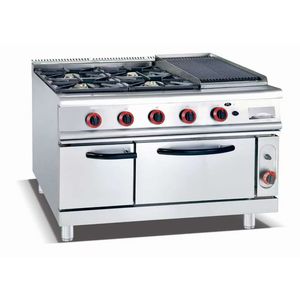 Equipo de Cocina Comercial, Estufa de Acero Inoxidable 304 para Restaurante de Comida Rápida - Estación de Cocina <span class=keywords><strong>Central</strong></span> - Product Image 1