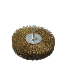 <span class=keywords><strong>Brosse</strong></span> à fil métallique industrielle en acier inoxydable de 4 pouces (100 mm) avec mandrin de 1/4 pouce, <span class=keywords><strong>brosse</strong></span> à peinture OEM, nettoyage des jantes, rouille, soudures - Product Image 1