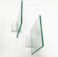 Vitrage feuilleté trempé double couche personnalisé, anti-explosion, pour balustrades d'escalier modernes et murs-rideaux de projets hôteliers