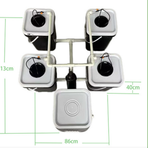 Sistema <span class=keywords><strong>de</strong></span> <span class=keywords><strong>Cultivo</strong></span> Hidropónico DWC <span class=keywords><strong>de</strong></span> Recirculación Industrial para Interiores, <span class=keywords><strong>Kit</strong></span> <span class=keywords><strong>Completo</strong></span> <span class=keywords><strong>de</strong></span> Contenedor con Sistema <span class=keywords><strong>de</strong></span> Cubeta Holandesa - Product Image 2