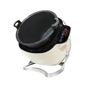 360 even stir-fry Commercial Non Stick Countertop Rotary Wok 12L Industrial Auto Stir Fry Cooking Robot Wok Cooker Machine