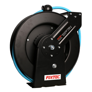 FIXTEC, оптовая продажа, горячая распродажа, 15 м, 3/8 высокого давления, автоматическая выдвижная резиновая катушка для шланга - Product Image 1