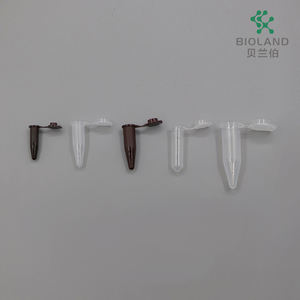 Yeni liste steril 0.5ml 1.5ml 2ml 5ml plastik mikro santrifüj tüp laboratuvar testi ve araştırma için doğal ve Amber - Product Image 3