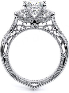 Anillo de Plata de Ley 925 con Moissanita de Corte Redondo Vintage, Engaste de Puntas y Certificación NGGC - Product Image 4