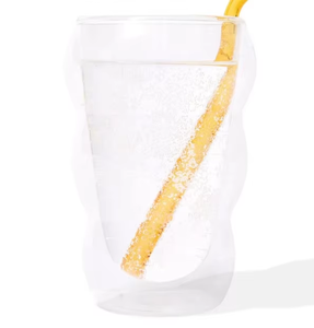 Vaso de Vidrio Borosilicato de Doble Pared, Curvo y Ondulado, Hecho a Mano, Color <span class=keywords><strong>Rosa</strong></span> <span class=keywords><strong>Pastel</strong></span>, Aislado, con Forma de Ola, Venta al Por Mayor Personalizada - Product Image 2