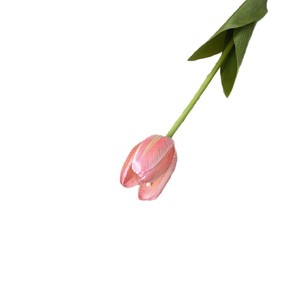 Fleurs artificielles en soie, simulation de tulipes 3D, décoration de mariage, décoration de la maison - Product Image 5