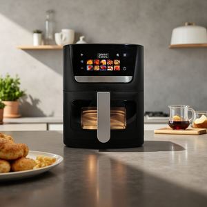 Nouvelle Friteuse à Air Multifonctionnelle Sans Huile 8,5 L 2025 avec Écran Tactile Numérique Coloré, Double Élément Chauffant et Fenêtre Visible - Product Image 6