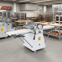 Laminoir à pâte vertical professionnel haute vitesse, machine automatique de production de croissants pour restaurant
