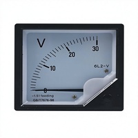 Square Voltmeter 6L2-30V Electrical Instrument Pointer test Voltmeter and Ammeter