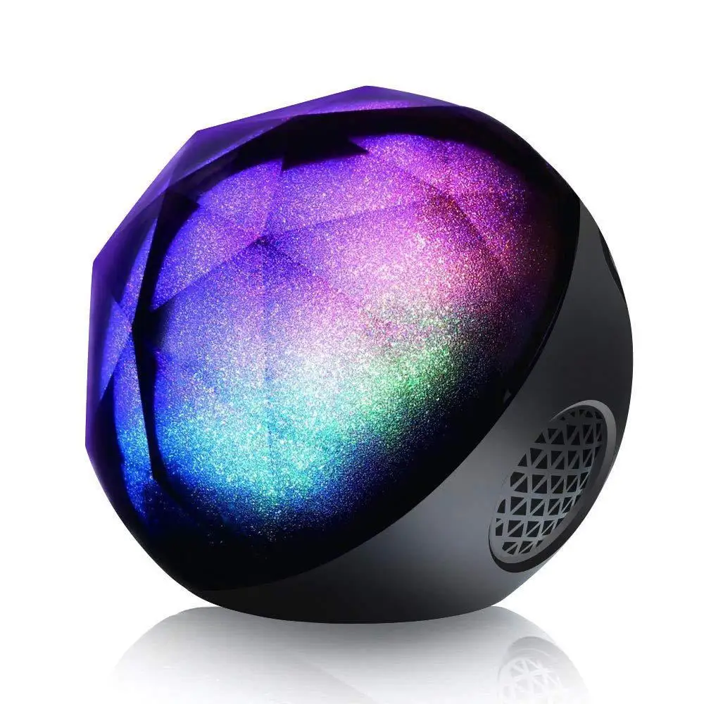 Mini Portable LED Colorful Magic ball Lighting Wireless Loud Stereo Sound Blue tooth Speaker TF Card AUX Speakers DJ RGB speaker