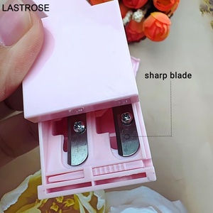 <span class=keywords><strong>Taille</strong></span>-<span class=keywords><strong>crayon</strong></span> double trou rose et noir pour crayons à sourcils et à lèvres, outil de <span class=keywords><strong>maquillage</strong></span>, marque privée, <span class=keywords><strong>taille</strong></span>-<span class=keywords><strong>crayon</strong></span> cosmétique - Product Image 4
