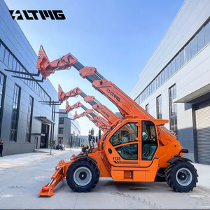 Ltmg ft35 3.5טון קומפקטי 4wd בום מלגזה 7 מ 'גובה הרמה של שלושה מצבי היגוי עם תא ו/c - Product Image 1