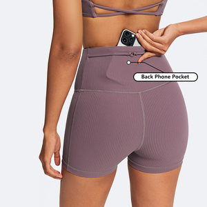 Mayorista Personalizado <span class=keywords><strong>Mallas</strong></span> <span class=keywords><strong>Cortas</strong></span> de Compresión Reciclado Gimnasio <span class=keywords><strong>Yoga</strong></span> Short Mujeres Cintura Alta Pantalones Cortos Ajustados para Mujeres Gimnasio - Product Image 1