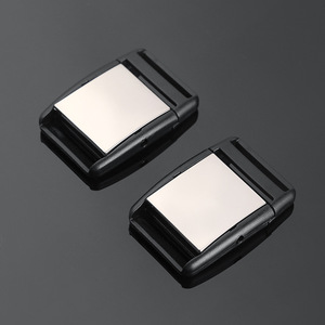 Boucle en métal Jiuyuan B200-25 argentée réglable pour accessoires de sac ceinture Printemps 2022 - Product Image 2