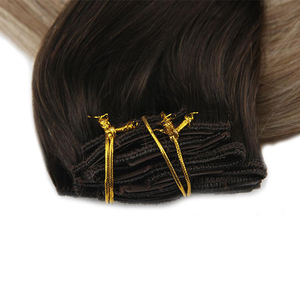 <span class=keywords><strong>Yamei</strong></span>-extensiones de cabello humano Remy, doble estiramiento, 120g, 160g, 220g, Clip de encaje - Product Image 3