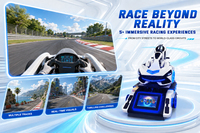 Beliebte Kommerzielle Arcade-Spiele VR-Kart-Rennen Kinder-Rennwagen-Spiel Virtuelle Realität Simulator 9D VR-Fahrsimulator-Spiele