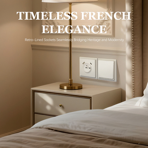 Enchufe USB doble de 250V 16A Enchufe de pared francés 2P + T estándar de la UE con puertos USB A y USB C - Product Image 3